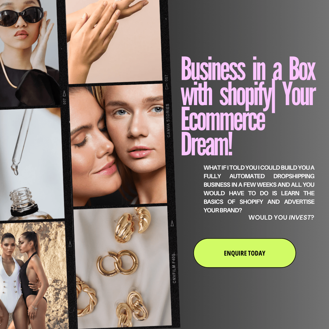Business in a Box | Your Ecommerce Dream! - MissEcom