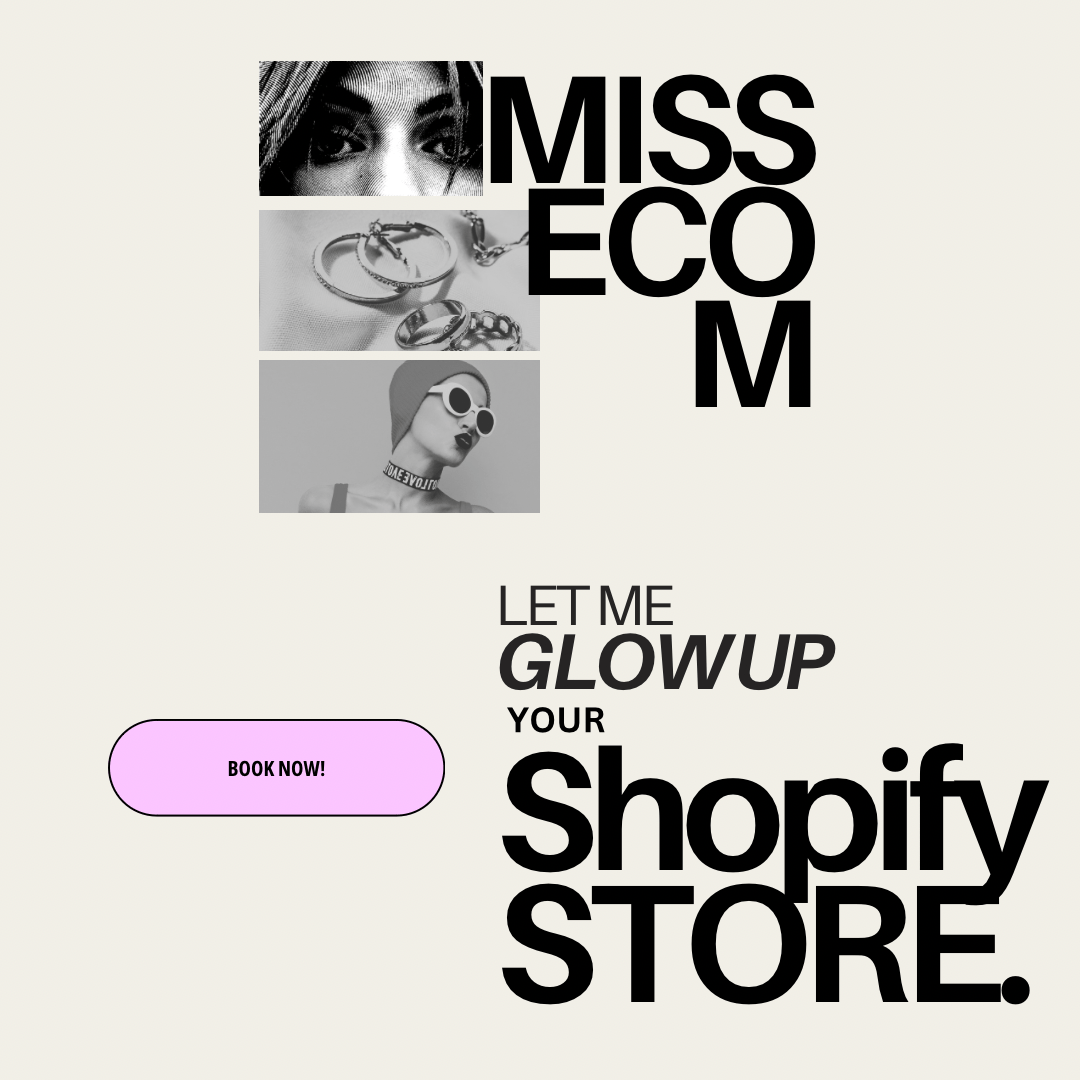 Shopify Glow Up Intensive - You have a store and need a makeover! - MissEcom